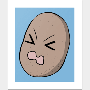 Cute Angry Potato Posters and Art